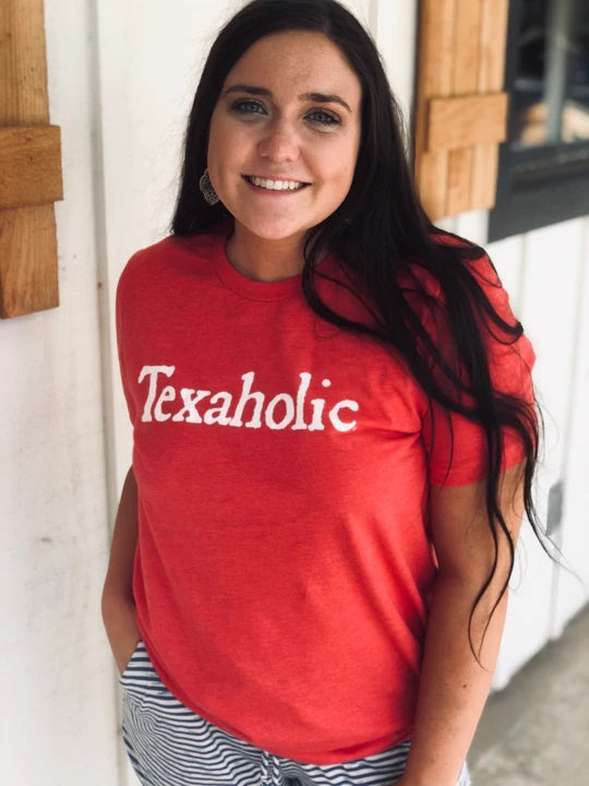 Texaholic® Heather Red Tee